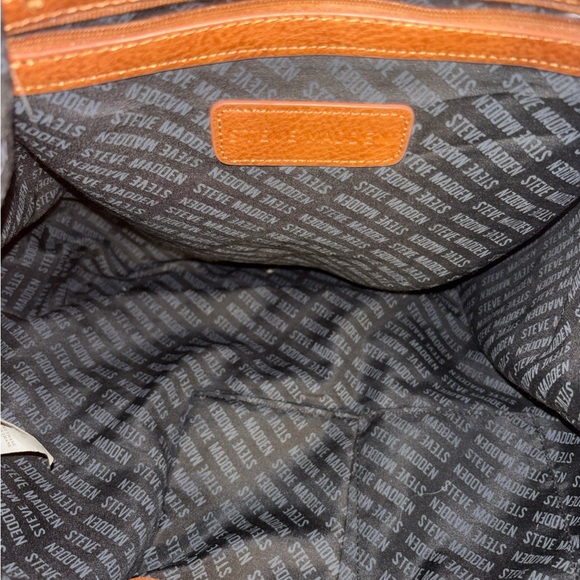 Steve Madden Brown Large Tote with Tassel - Picture 12 of 14